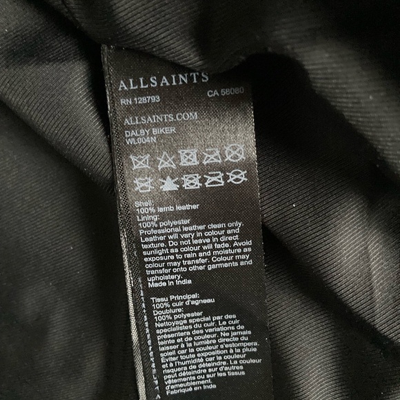 Allsaints Dalby leather jacket - Picture 7 of 15